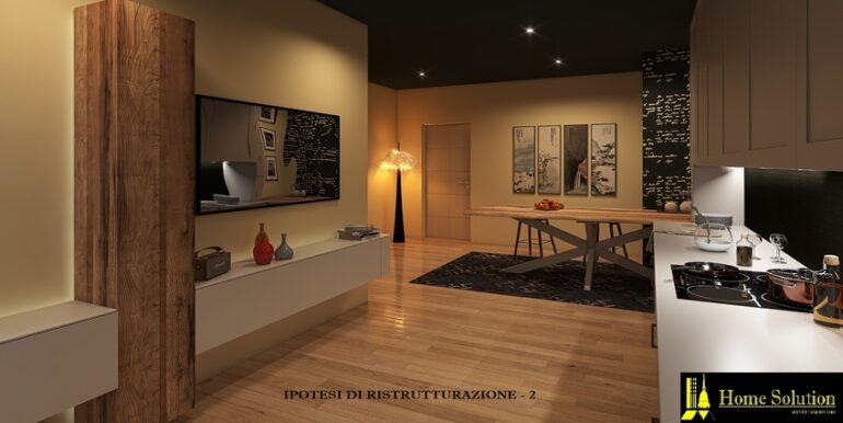 Render ipotesi di ristrutturazione 2-2